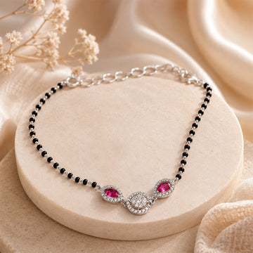 Silver Mangalsutra Bracelet