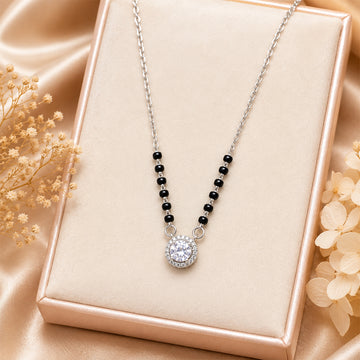 Elegant 925 sterling silver mangalsutra