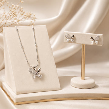 Butterfly pendant set