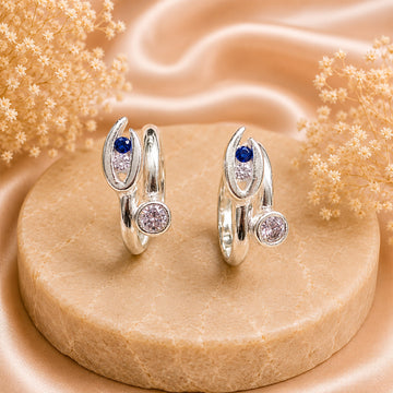 Flora Adjustable 925 silver toe ring
