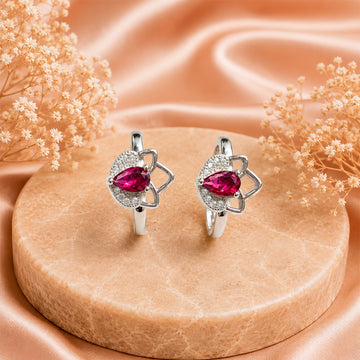 Pure Silver Zircon Toe Ring