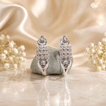 Silver Love Embrace  Toe Ring