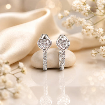 Hearts Silver Adjustable 925   silver toe ring