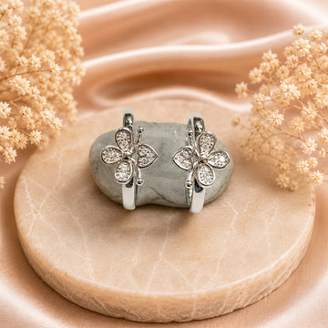Sterling silver Flower Toe Ring