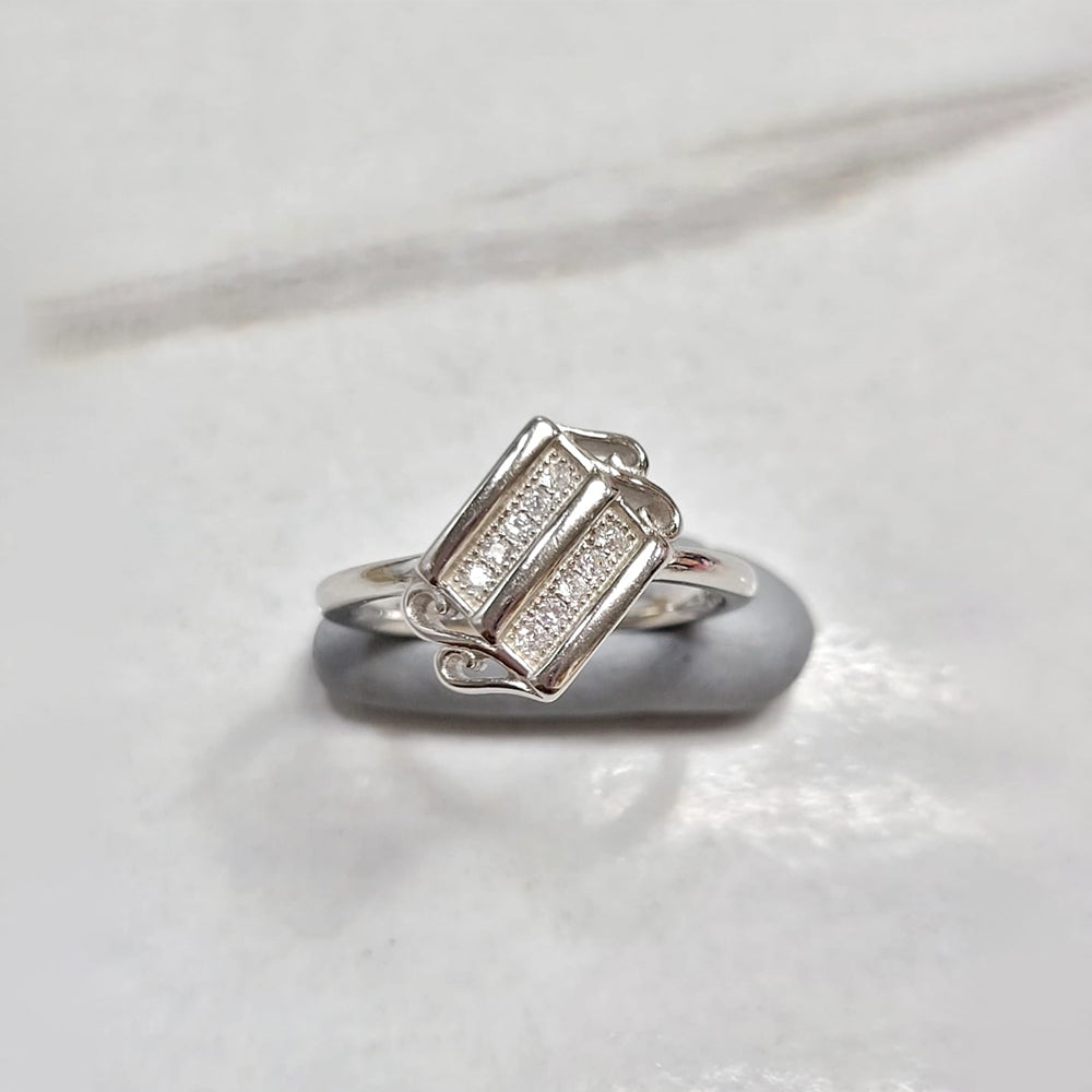 925 Silver Zircon Ring