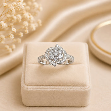 Silver Zircon Ring