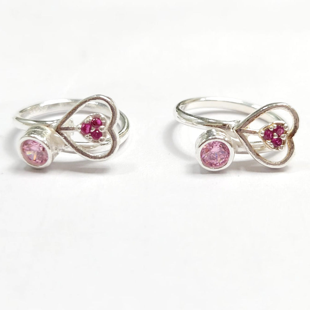 Flora Adjustable 925 silver toe ring