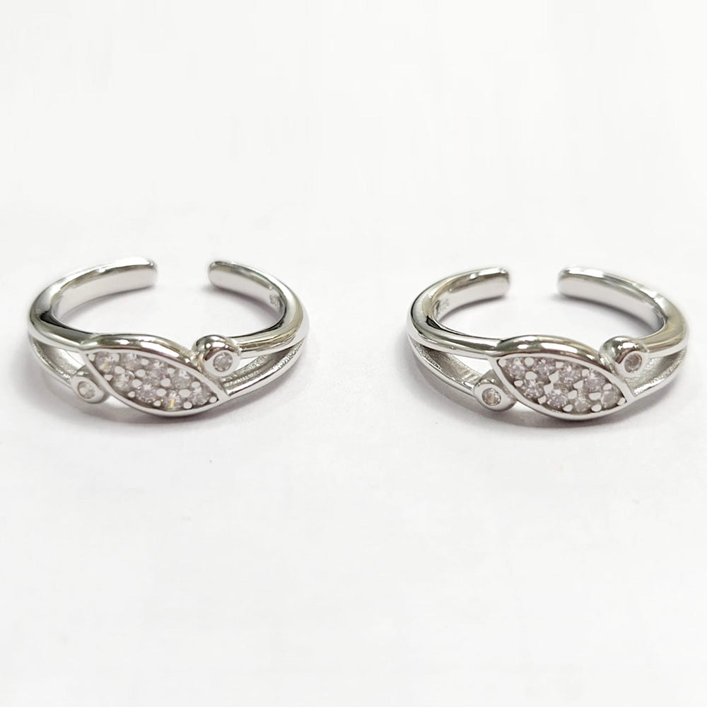 Leafy sterling silver 925 silver  Toe Ring