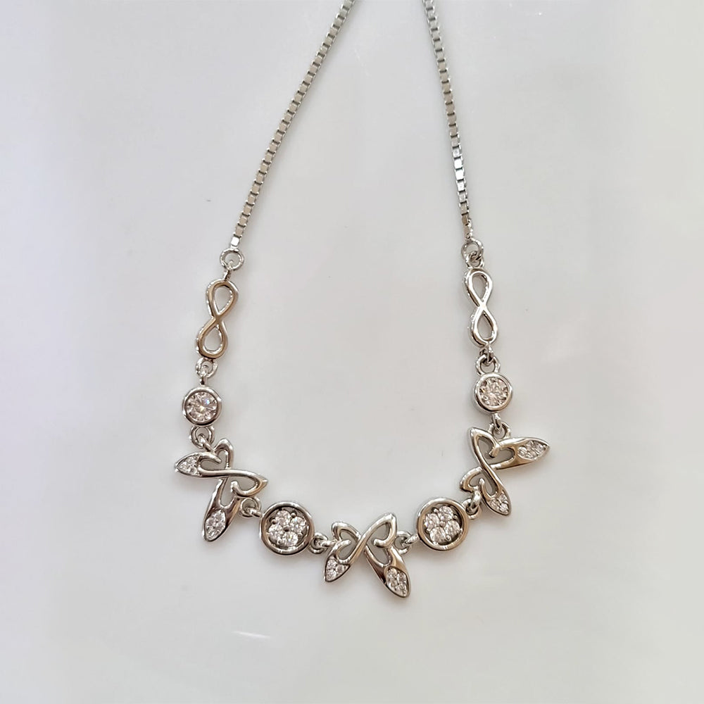 Fluttering Grace Bolo Bracelet with 925 pure silver
