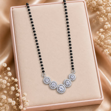 Elegant 925 sterling silver mangalsutra