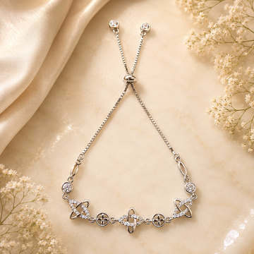Silver Embellished bracelet made with pure 925 silver
