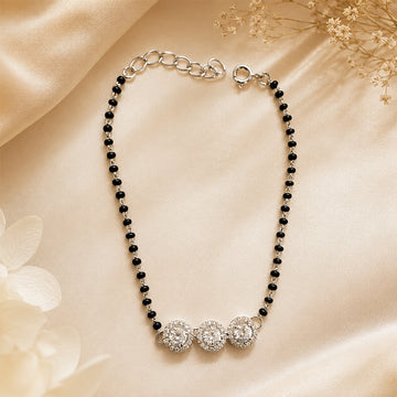 Silver Mangalsutra Bracelet