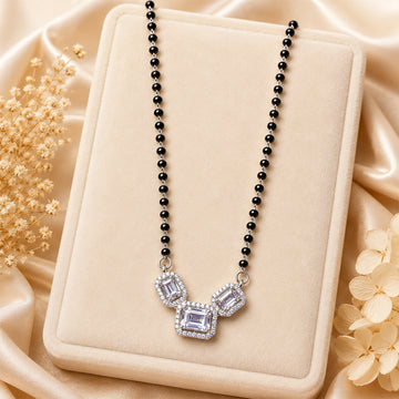 Elegant 925 sterling silver mangalsutra