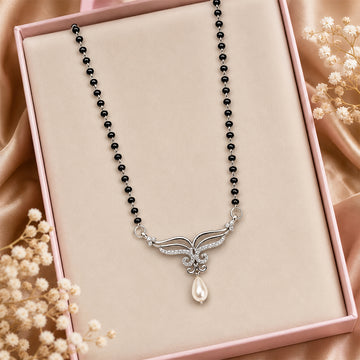 Elegant 925 sterling silver mangalsutra