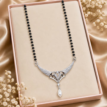 Elegant 925 sterling silver mangalsutra