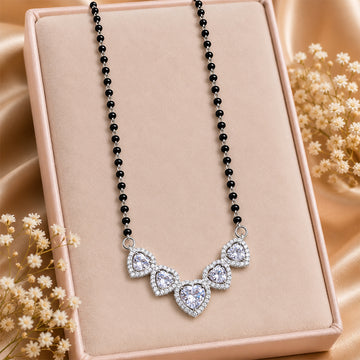 Elegant 925 sterling silver mangalsutra