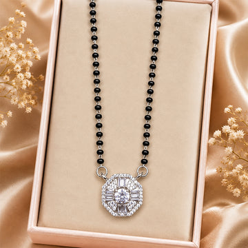 Elegant 925 sterling silver mangalsutra